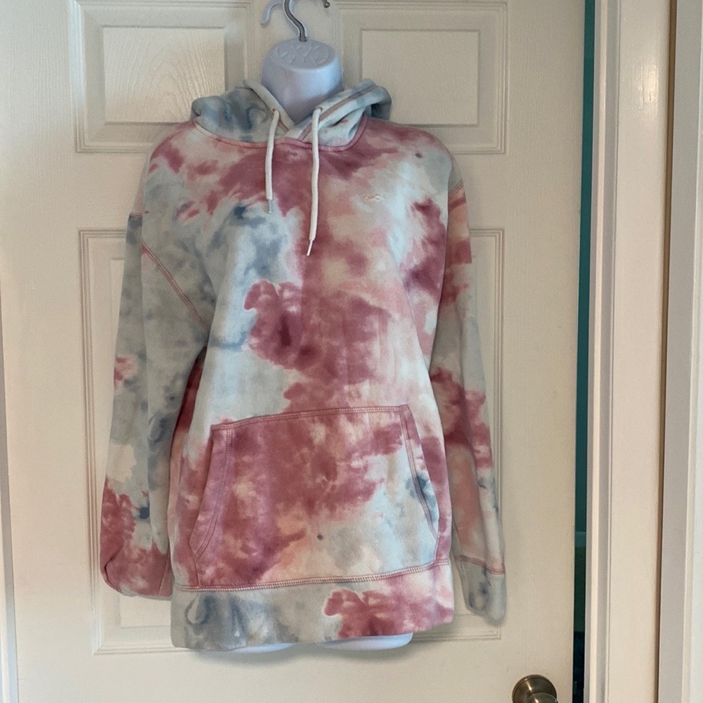 Hollister Tie Dye Hoodie size L. Womens